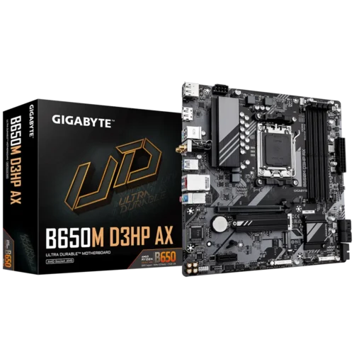 GIGABYTE B650M D3HP AX WIFI SOCKET AMD Ryzen AM5 DDR5 Motherboard - GA-B650M-D3HP-AX