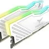 TEAMGROUP T-Force Delta RGB DDR4 32GB (2x16GB) 3600MHz (PC4-28800) CL18 Desktop Gaming Memory Module Ram White - TF4D432G3600HC18JDC01