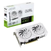 ASUS Dual GeForce RTX 4060 EVO White OC Edition 8GB GDDR6 Graphics Card - DUAL-RTX4060-O8G-EVO-WHITE