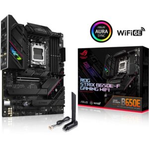 ASUS ROG Strix B650E-F Gaming WiFi AMD B650 AM5 Ryzen Desktop 9000 8000 & 7000 ATX Motherboard
