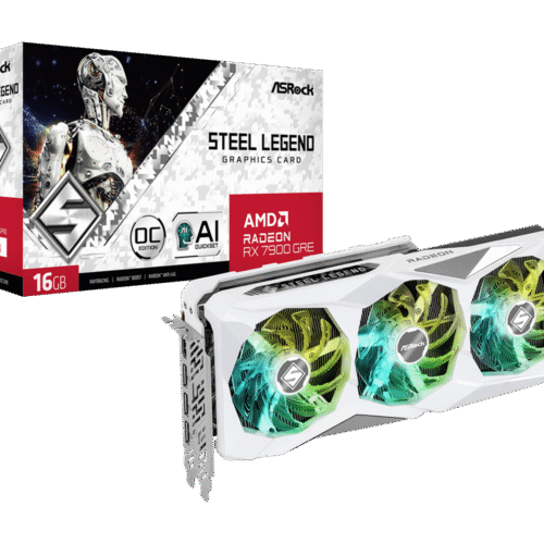 Asrock AMD Radeon RX 7900 GRE Steel Legend 16GB OC Graphics Card