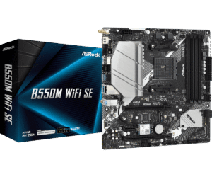 ASROCK B550M WIFI SE AM4 AMD 1Gb LAN M.2 Motherboard