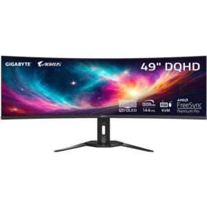 Gigabyte AORUS CO49DQ 49" HDR 144 Hz 5120 x 1440 Ultrawide Curved Gaming Monitor