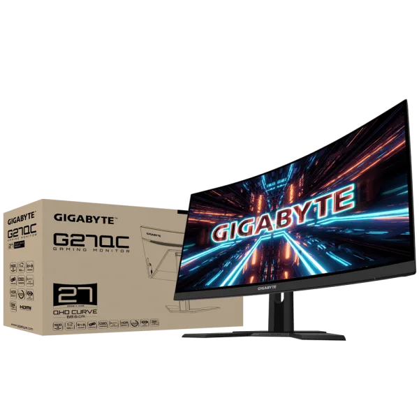 Ecran pc gamer incurvé gigabyte G27QC - Accessoires informatique