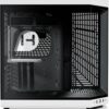 HYTE Y70 Dual Chamber Panoramic TG Mid-Tower ATX Computer Gaming Case - Panda Back/White