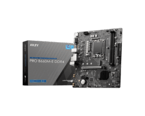 MSI B660M E Intel LGA 1700 DDR4 M.2 Motherboard Supports 12th, 13th, and 14th Gen MSI B660M E Intel LGA 1700 DDR4 M.2 Motherboard Supports 12th, 13th, and 14th Gen