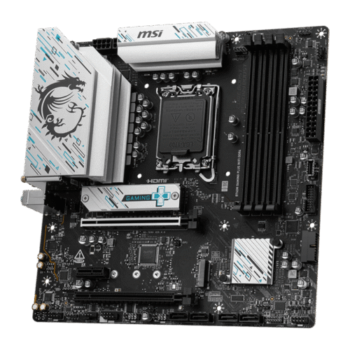 MSI B760M Gaming Plus Wifi DDR4 Intel LGA 1700 M.2 Motherboard Supports 12th, 13th, and 14th Gen
