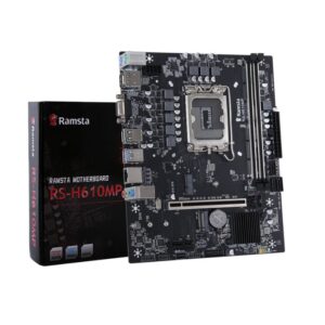 Ramsta RS-H610MP Intel LGA 1700 DDR4 M.2 H610 Motherboard Supports 12th, 13th, and 14th Gen