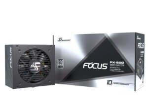 Seasonic FOCUS PX 850W 80+ Platinum Full Modular ATX12V Power Supply 10 Year Warranty - SSR-850PX