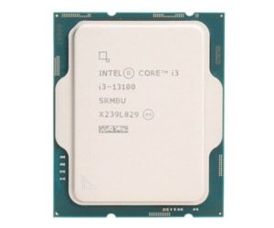 Intel 13th Gen Core i3 i3-13100 12M Cache, up to 4.50 GHz 4-core 8-threads Tray Type Desktop Processor with Cooler