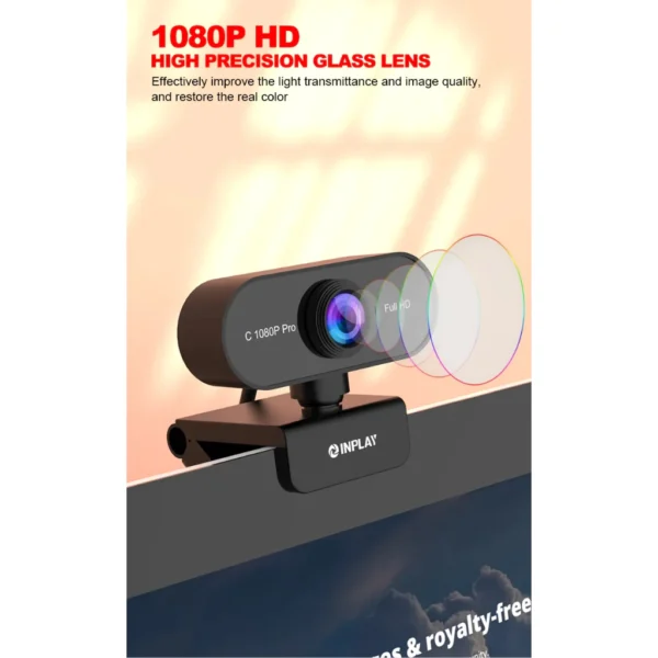 Inplay C1080P-Pro 1080p FHD Webcam
