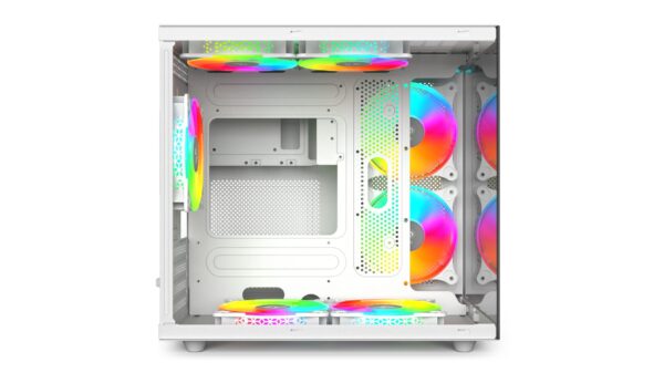 PowerLogic Blakiston TG Micro-ATX PC Case - White