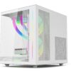 PowerLogic Blakiston TG Micro-ATX PC Case - White