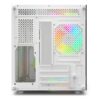 PowerLogic Blakiston TG Micro-ATX PC Case - White