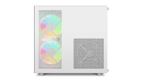 PowerLogic Blakiston TG Micro-ATX PC Case - White