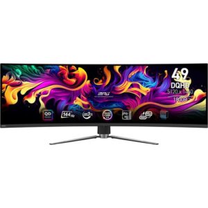 MSI MPG 491CQP 49" 1440p 144 Hz Curved 1800R QD-OLED Ultrawide Gaming Monitor