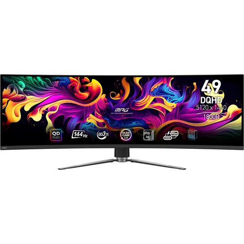 MSI MPG 491CQP 49" 1440p 144 Hz Curved 1800R QD-OLED Ultrawide Gaming Monitor