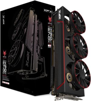 XFX Mercury AMD Radeon RX 7900 XTX Magnetic Air Gaming Graphics Card 384-bit 24GB GDDR6 - RX-79XMAIRB9