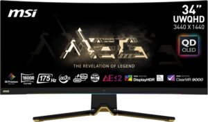 MSI MEG 342C QD OLED 34" Curved 175hz 3440 x 1440 (UWQHD) Gaming Monitor