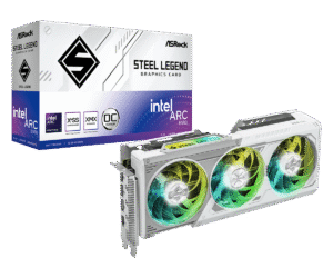 Asrock Intel Arc B580 Steel Legend 12GB OC 192-bit GDDR6 Graphics Card - B580 SL 12GO