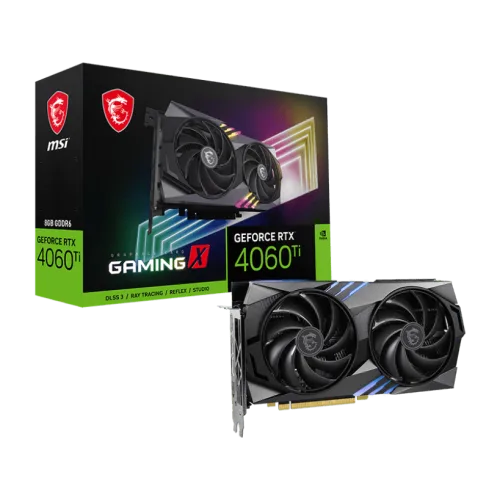 MSI Nvidia GeForce RTX 4060 Ti Gaming X 8G 8GB 128-Bit GDDR6 Graphics Card