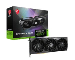 MSI Nvidia GeForce RTX 4060 Ti Gaming X Slim 16GB 128-bit GDDR6 Graphics Card