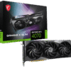 MSI Nvidia Geforce RTX 4070 GAMING X SLIM 12G Black 192-bit 12GB GDDR6X Graphics Card