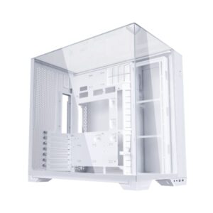 O11VP_W01 Lian Li O11 Vision Compact White Steel Tempered Glass E-ATX Mid Tower Computer Case - G99.011VPW.00