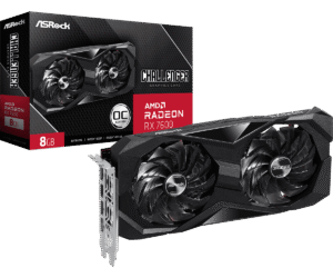 Asrock AMD Radeon RX 7600 Challenger 8GB OC 128-bit GDDR6 Graphics Card - RX7600 CL 8GO