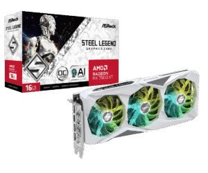 ASRock STEEL LEGEND Radeon RX 7600 XT 16G OC  128-bit 16GB GDDR6 Graphics Card