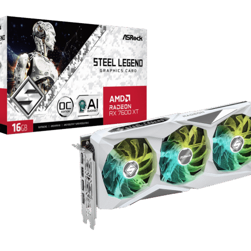 ASRock STEEL LEGEND Radeon RX 7600 XT 16G OC  128-bit 16GB GDDR6 Graphics Card