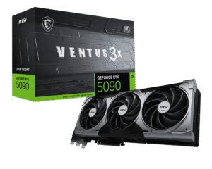 MSI NVIDIA GeForce RTX 5090 32G Ventus 3X OC GDDR7 512-bit Blackwell Architecture Graphics Card