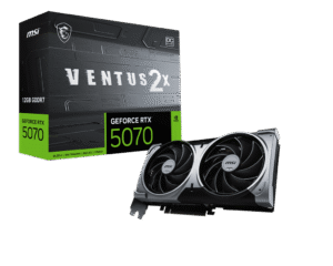 MSI GeForce RTX 5070 12G VENTUS 2X OC GDDR7 192-bit PCIe 5.0 Graphics Card