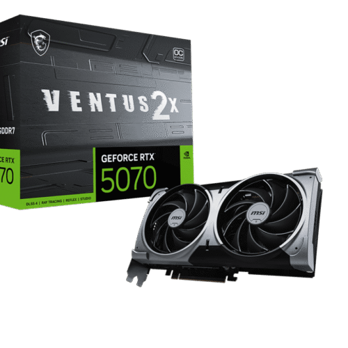 MSI GeForce RTX 5070 12G VENTUS 2X OC GDDR7 192-bit PCIe 5.0 Graphics Card