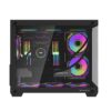 Darkflash C285MP V2 Black Micro-ATX/ITX PC Case with Tempered Glass Panel