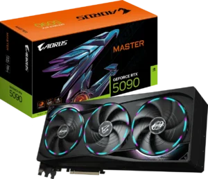 Gigabyte AORUS NVIDIA GeForce RTX 5090 MASTER 32G GDDR7 512-bit PCIe 5.0 Graphics Card - GV-N5090AORUS-M-32GD