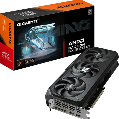 Gigabyte Radeon RX 9070 XT GAMING OC 16G 16GB GDDR6 RDNA 4 Graphics Card - GV-R9070XTGAMING-OC-16GD