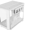 Coolman Spectra Micro-ATX White PC Case with 3-Sided HD Glass Panels