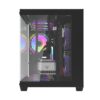 Darkflash C285MP V2 Black Micro-ATX/ITX PC Case with Tempered Glass Panel