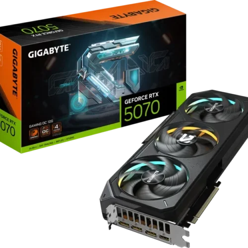 Gigabyte GeForce RTX 5070 Gaming OC 12G GDDR7 Graphics Card, 192-bit, PCI-E 5.0 - GV-N5070GAMING-OC-12GD