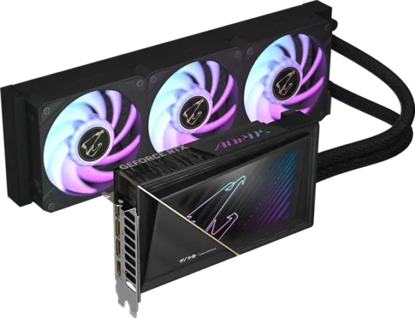 670 (13) Gigabyte AORUS NVIDIA GeForce RTX 5080 XTREME WATERFORCE 16G GDDR7 256-bit PCIe 5.0 Graphics Card - GV-N5080AORUSX-W-16GD