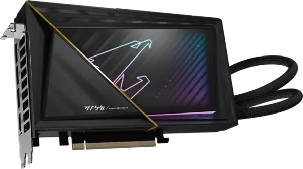 670 (14) Gigabyte AORUS NVIDIA GeForce RTX 5080 XTREME WATERFORCE 16G GDDR7 256-bit PCIe 5.0 Graphics Card - GV-N5080AORUSX-W-16GD