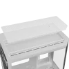 Coolman Spectra Micro-ATX White PC Case with 3-Sided HD Glass Panels