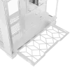 Coolman Spectra Micro-ATX White PC Case with 3-Sided HD Glass Panels