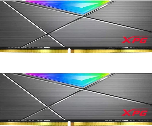 Adata XPG Spectrix D50 RGB DDR4-3200 CL16 16GB (2x8GB) 3200MHz Memory Kit - Tungsten Gray - AD-AX4U32008G16A-DT50-BOX