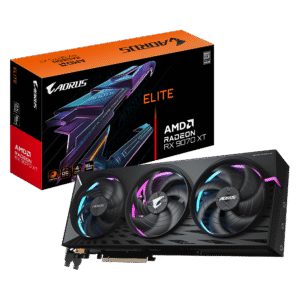 Gigabyte AORUS Radeon RX 9070 XT ELITE 16G 16GB GDDR6 RDNA 4 Graphics Card - GV-R9070XTAORUS-E-16GD