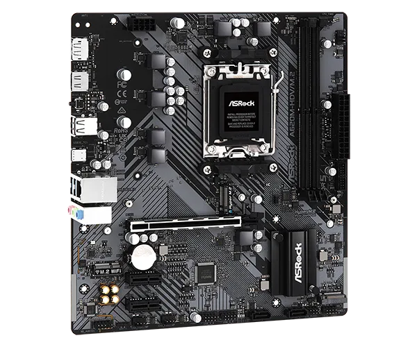 ASRock A620M-HDV/M.2 Micro ATX Motherboard w/ AM5 Socket, DDR5 Memory Support