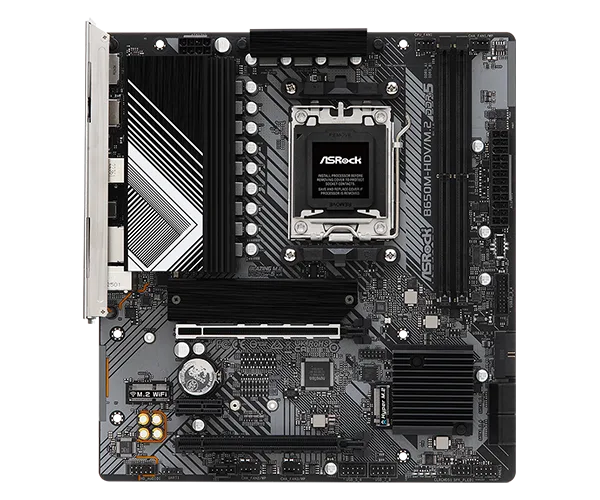 ASRock B650M-HDV M.2 Micro ATX Motherboard 2 ASRock B650M-HDV/M.2 Micro ATX Motherboard w/ AM5 Socket, DDR5 Memory Compatibility