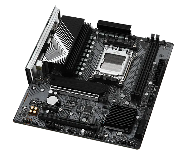 ASRock B650M-HDV M.2 Micro ATX Motherboard 4 ASRock B650M-HDV/M.2 Micro ATX Motherboard w/ AM5 Socket, DDR5 Memory Compatibility