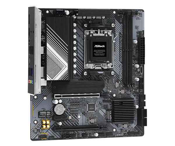 ASRock B650M-HDV M.2 Micro ATX Motherboard 5 ASRock B650M-HDV/M.2 Micro ATX Motherboard w/ AM5 Socket, DDR5 Memory Compatibility